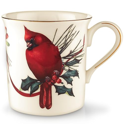 Lenox 6049837 Winter Greetings Mug, Christmas & Holiday Drinkware