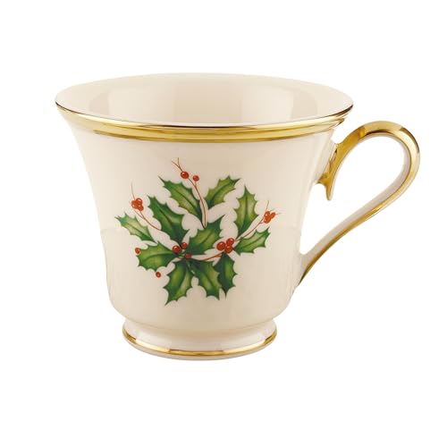 Lenox 146504030 Holiday Teacup, Christmas Drinkware