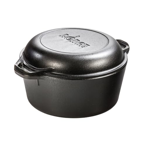 Lodge 5 Quart Double Dutch Oven