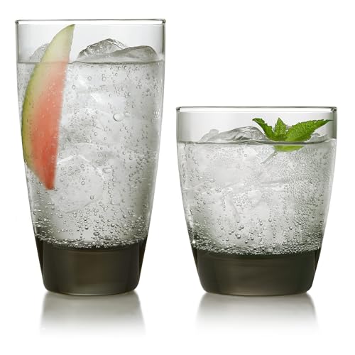 Libbey Classic Rocks and Tumbler Glasses Set of 16