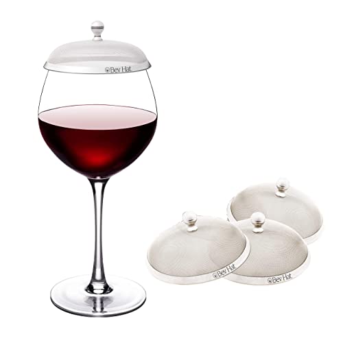 BevHat Stainless Steel Drink Covers (4 Pack)