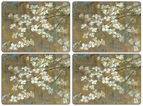 Pimpernel Exclusive Art Collection Placemats & Coasters Set  (15.7" x 11.7") Cork-Backed Boards with Lacquered Finish, Heat & Stain Resistant Table Mats for Dining, Kitchen & Coffee Accessories