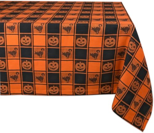 DII Orange & Black Buffalo Check