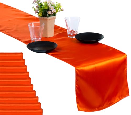 MDS Satin Table Runners (Orange)