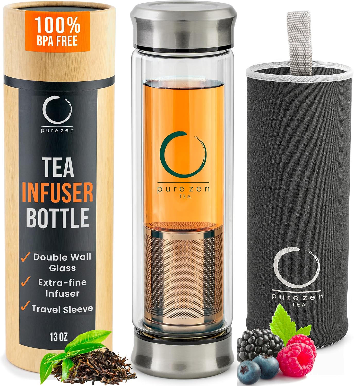 Pure Zen Tea Tumbler with Infuser