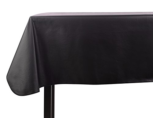 Yourtablecloth Heavy Duty Vinyl (Black)