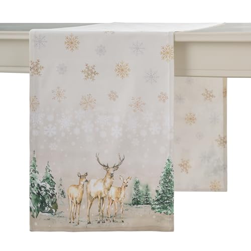 Maison d'Hermine Table Runner (Deer in The Woods)