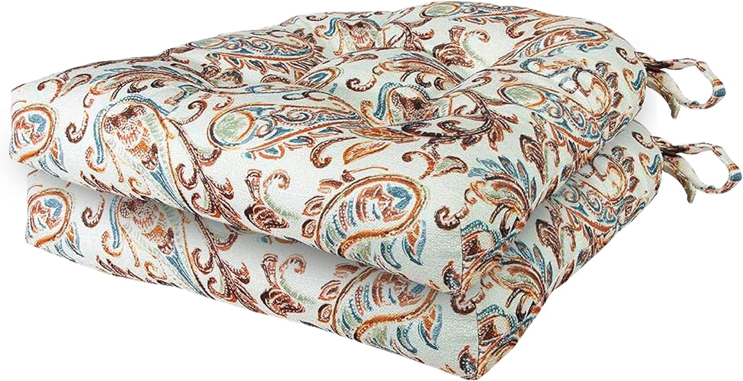Arlee Memory Foam Chair Cushions (Set of 2)