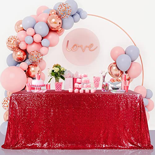 B-COOL Red Sequin 90x132
