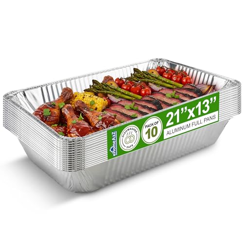 EHOMEA2Z Full Size Deep Foil Pans (10)