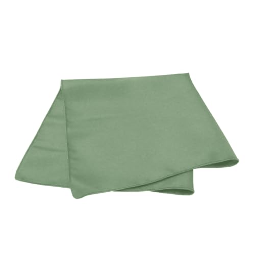 Ultimate Textile Cloth Napkins Bulk Set 17x17in Polyester Washable Square Dinner Napkins for Wedding Party Events Machine Washable Stain Resistant - Sage, 17" X 17" (Set of 120)