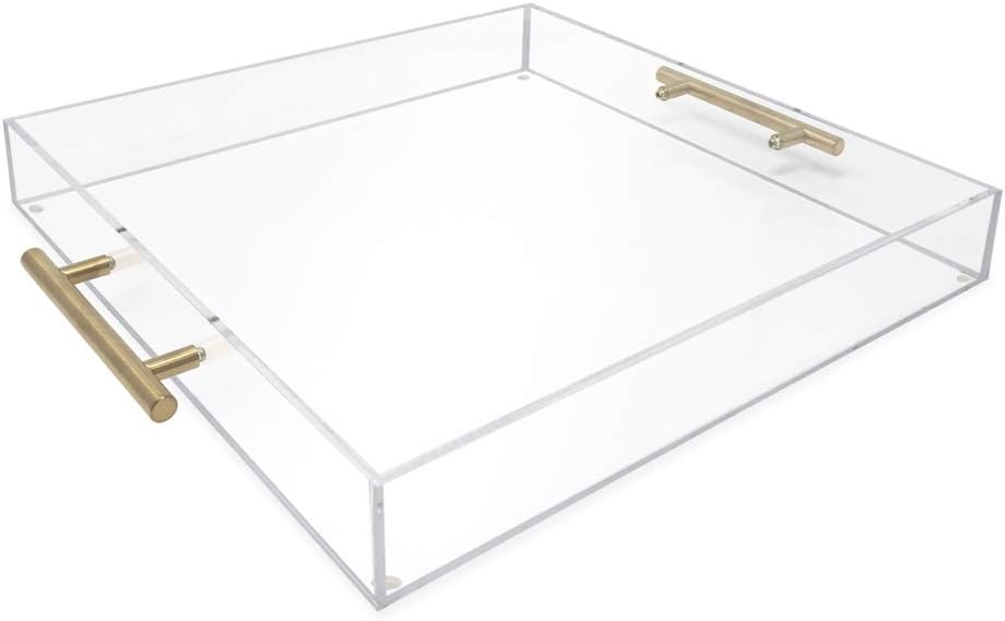 Isaac Jacobs Clear Acrylic Tray (15x15)