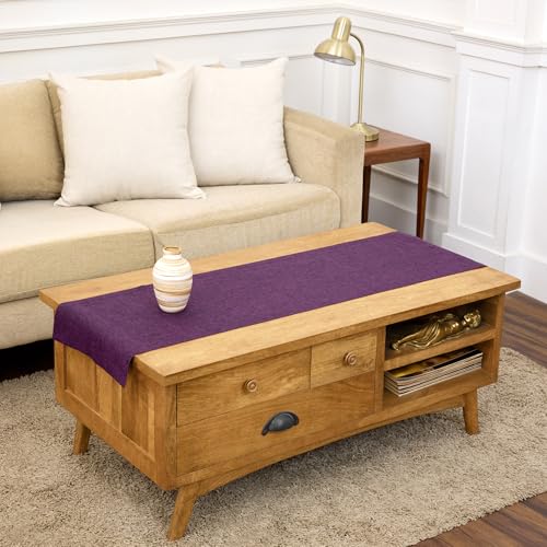 Solino Home Linen Grape Table Runner