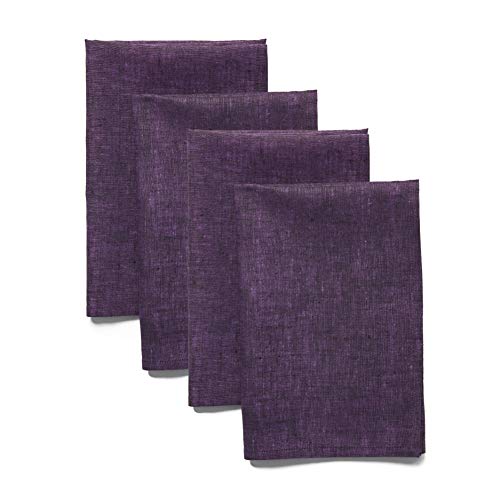 Solino Home Linen Napkins Set - Grape