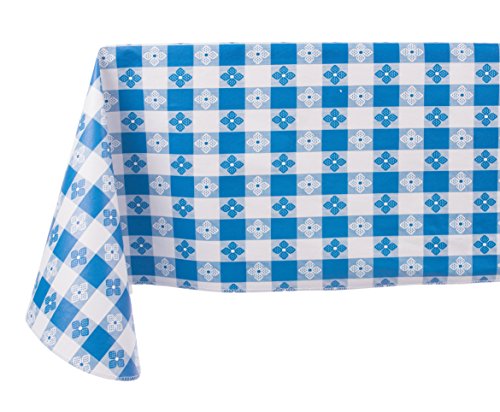 Yourtablecloth Checkered Vinyl 52x120