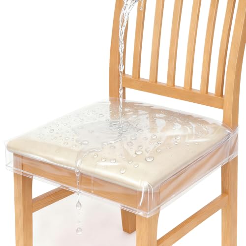 Zipcase Clear Dining Chair Covers (6-Pack)