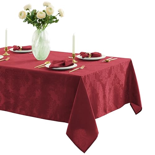 Newbridge Barcelona Damask 60x144 (Burgundy)