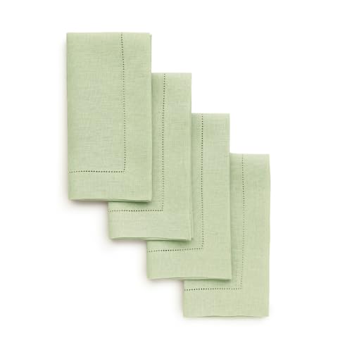 Solino Home Sage Green Linen Set