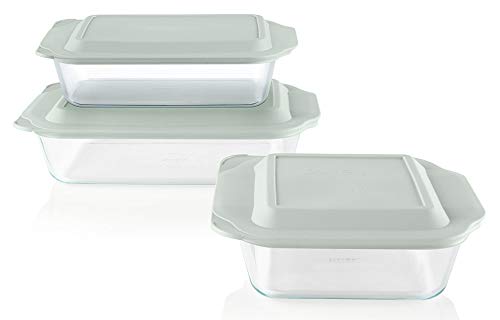 Pyrex Deep 3-Pack Glass Baking Dish Set