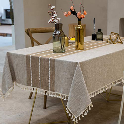TEWENE Tablecloth, Light Coffee