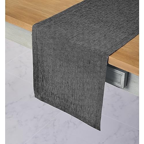 Solino Home Linen 144-inch Charcoal