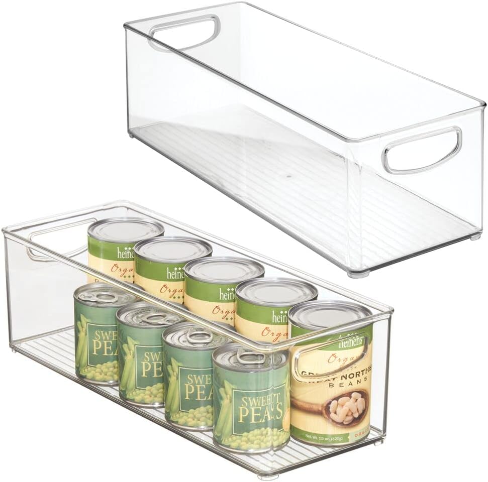 mDesign Plastic Stackable Organizer (2 Pack)