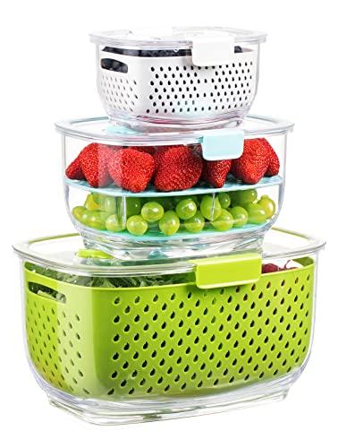 LUXEAR Fresh Produce Storage 3Pc