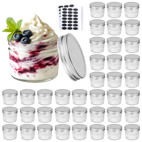 Accguan 4oz Mason Jars (Set of 40)