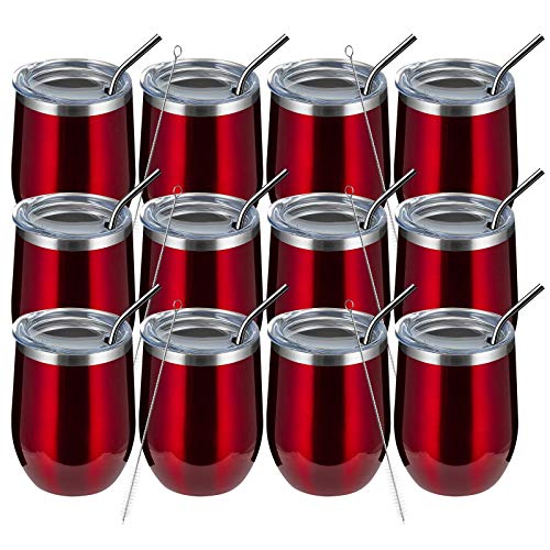MEWAY 12oz Wine Tumbler (Burgundy)