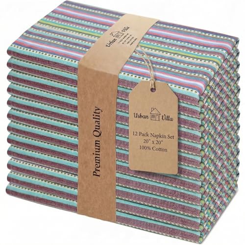 Urban Villa 20x20 Cotton (Set of 12)