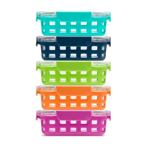 Ello Duraglass 3.4 Cup Meal Prep Set