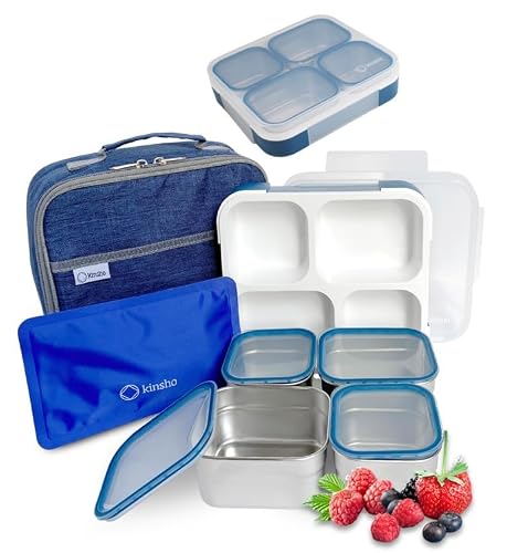 kinsho Stainless Steel Bento (Navy)