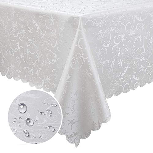 smiry Waterproof Vinyl Tablecloth