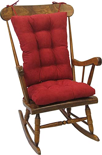 Klear Vu Omega Non-Slip Rocking Chair Cushion (Twillo Red)