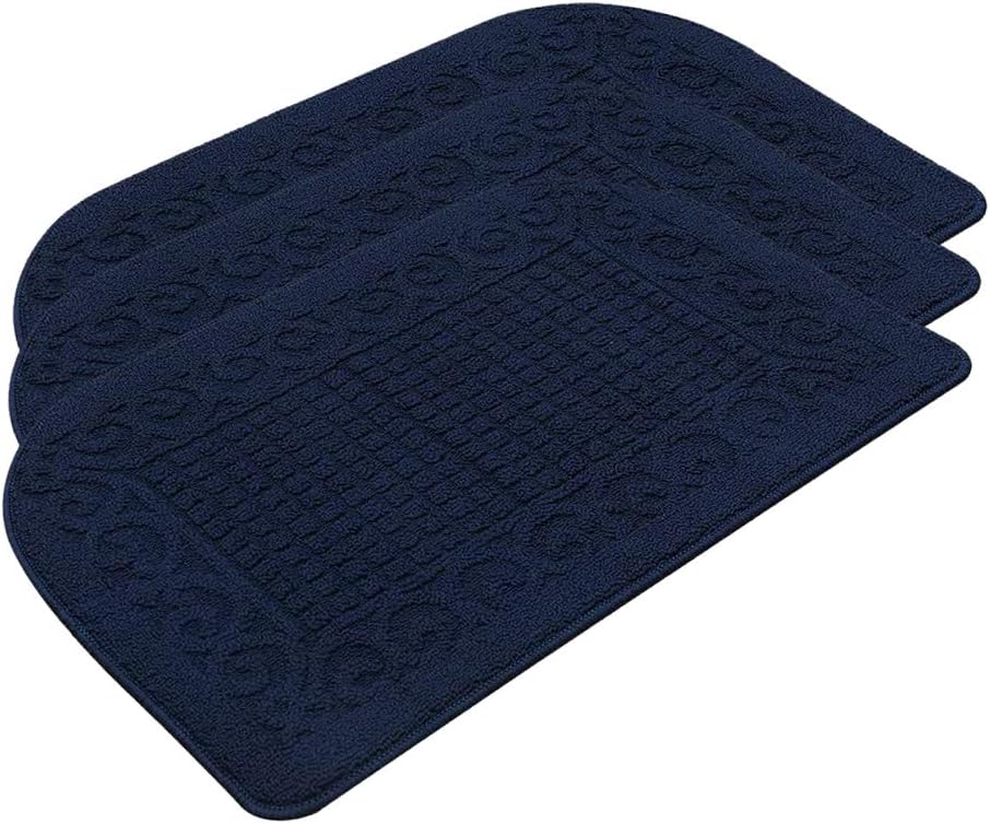 COSY HOMEER Polypropylene Rug (Navy)