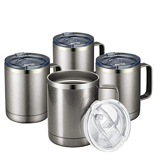 MEWAY 12oz Coffee Mug With Handle 4 Pack