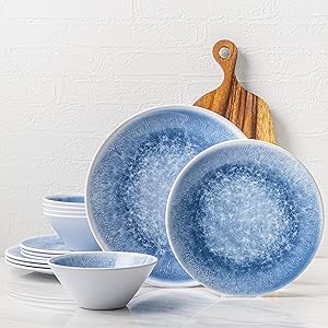 BZYOO 12‑Piece Melamine Set