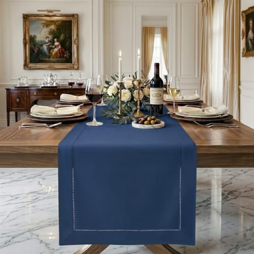 D'Moksha Homes Linen Navy 14x72
