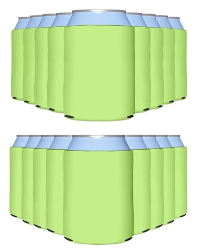 PartyPrints 100 Pack Lime Can Sleeves