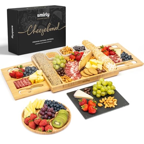 Smirly Charcuterie Board Set