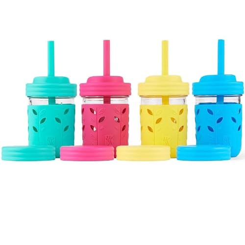 Elk and Friends Kids + Toddler Glass Cups 4 Pack
