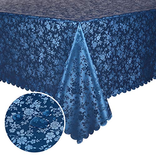 Smiry Waterproof Vinyl Tablecloth, 60" x 120"