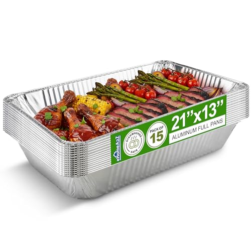 EHOMEA2Z Full Size Deep Foil Pans (15)