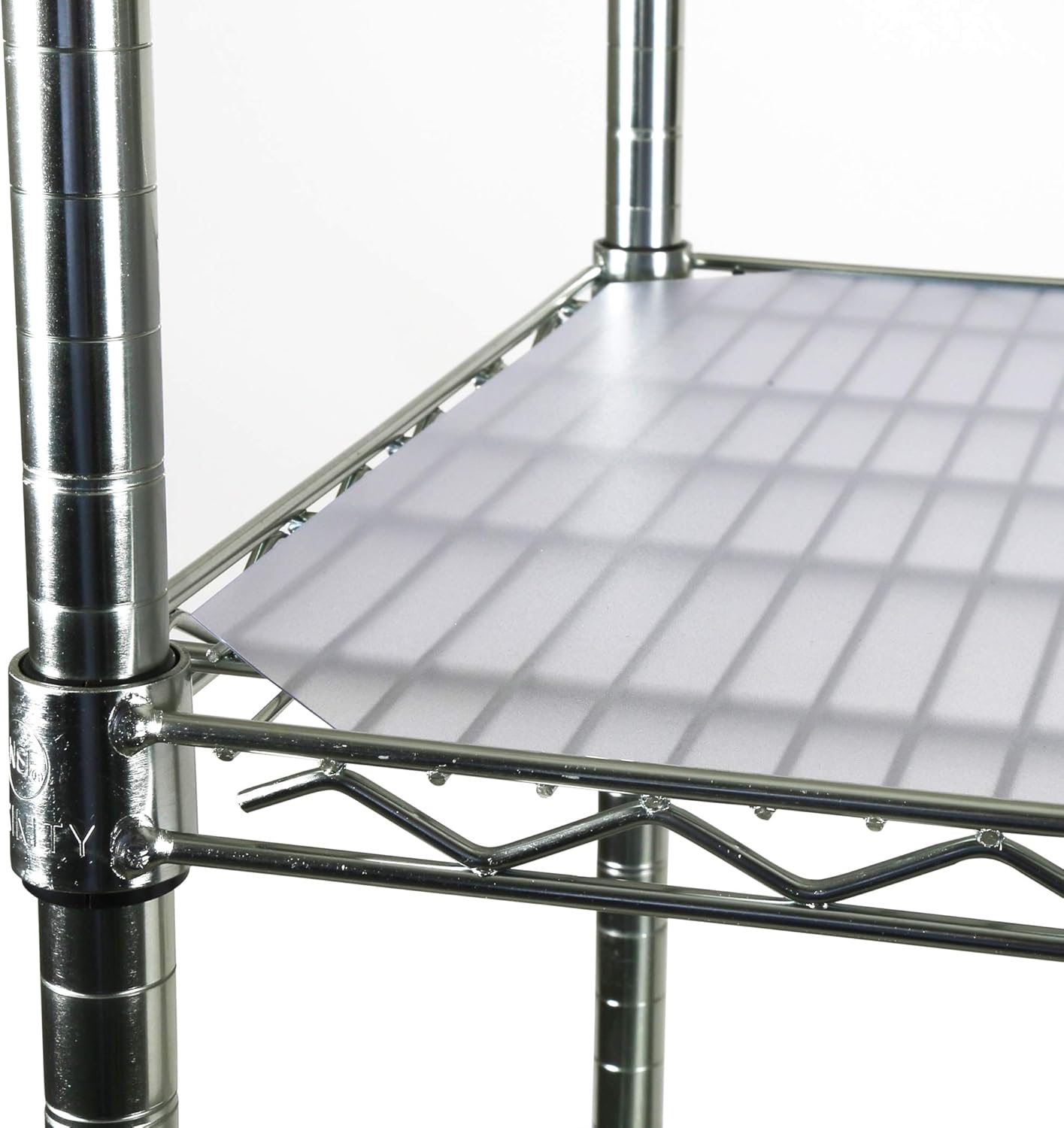 PVC Shelf Liners for Wire Shelving, 4 Pack, Clear Shelf Liners, for Shelf Size 48" x 36" (Actual Cut Size 47" x 35")
