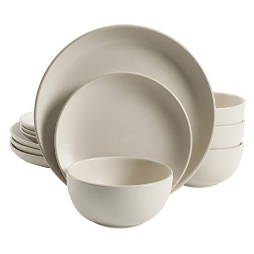 Gibson Home Rockaway 12-Piece (Cream)