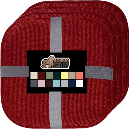 GORILLA GRIP Slip Resistant Chair Cushions (Premium Set)