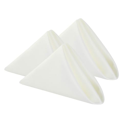 Cloth Napkins 20x20 inch (Ivory,50PCS)