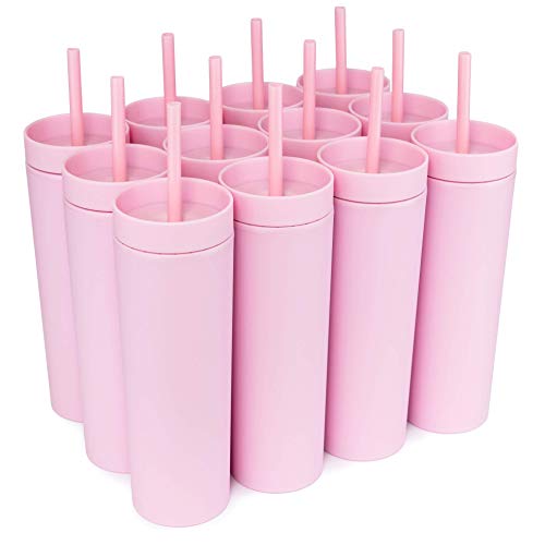 STRATA CUPS Pink Skinny 12-Pack