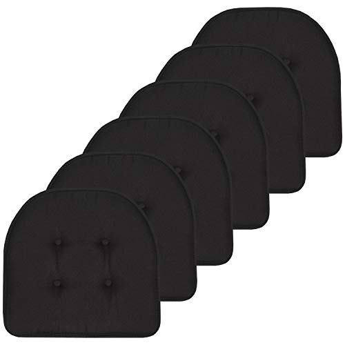 Sweet Home Collection Memory Foam Tufted 6 Count