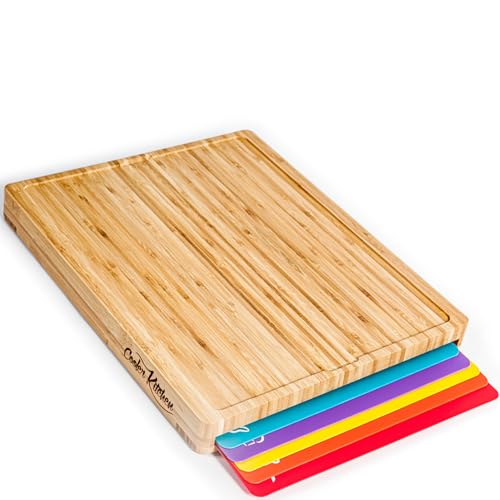 Cooler Kitchen Bamboo Cutting Board Set